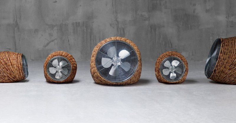 Illustration for article titled An Inconspicuous Wicker Fan That Blends In With Your Cottage Decor